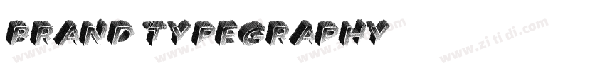 BRAND TYPEGRAPHY字体转换